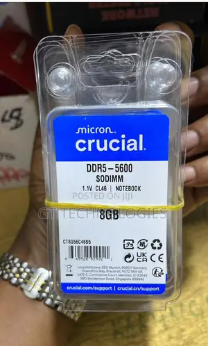 Crucial 8gb Ddr5-5600 Sodimm / Ram 8gb Ddr5 Laptop
