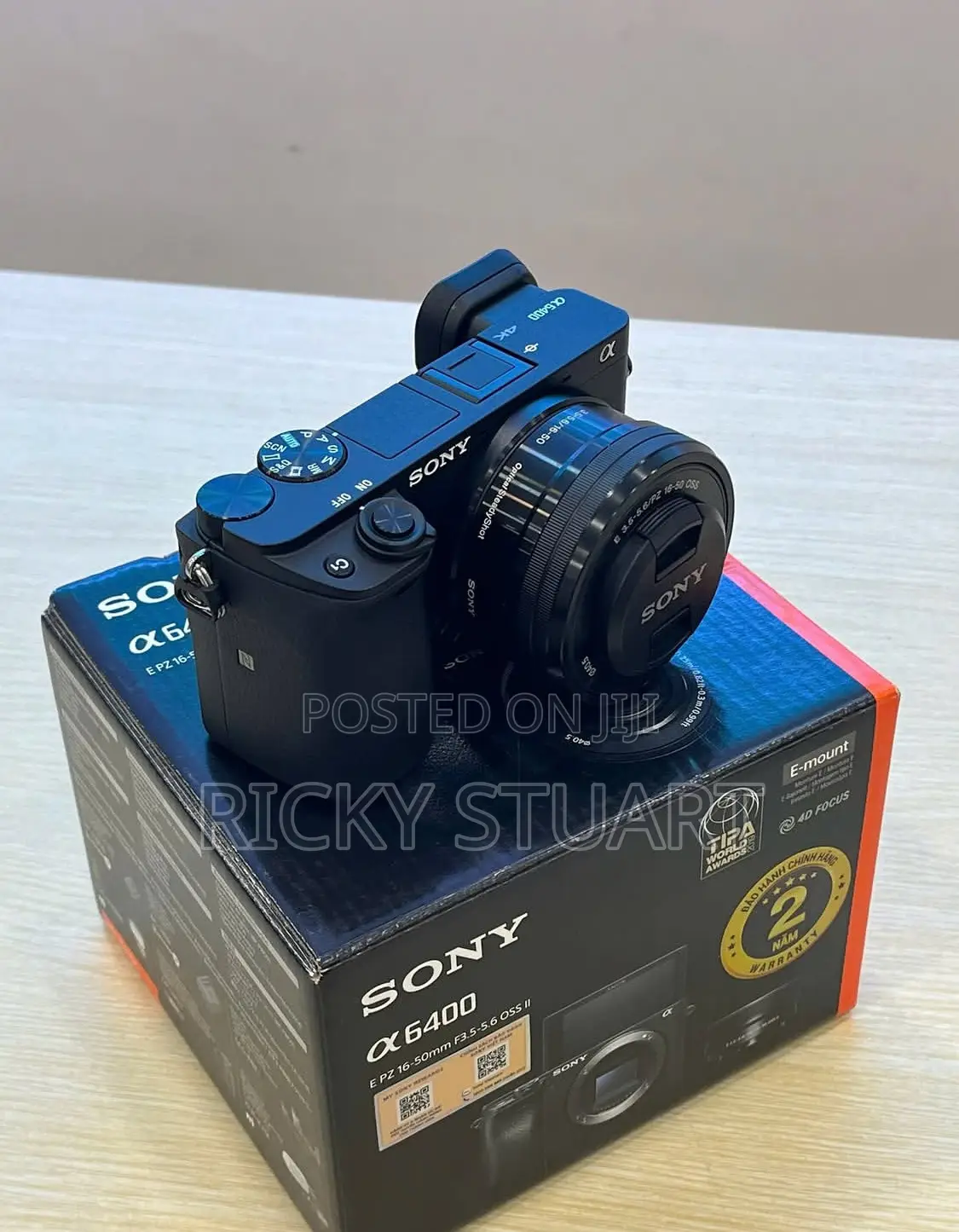 Sony Alpha A6400 Mirrorless 24.2MP Digital Camera W/16-50mm Lens