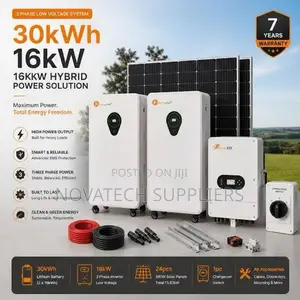 30kWh Felicity Lithium Solar Kit With All Accessories for Installation