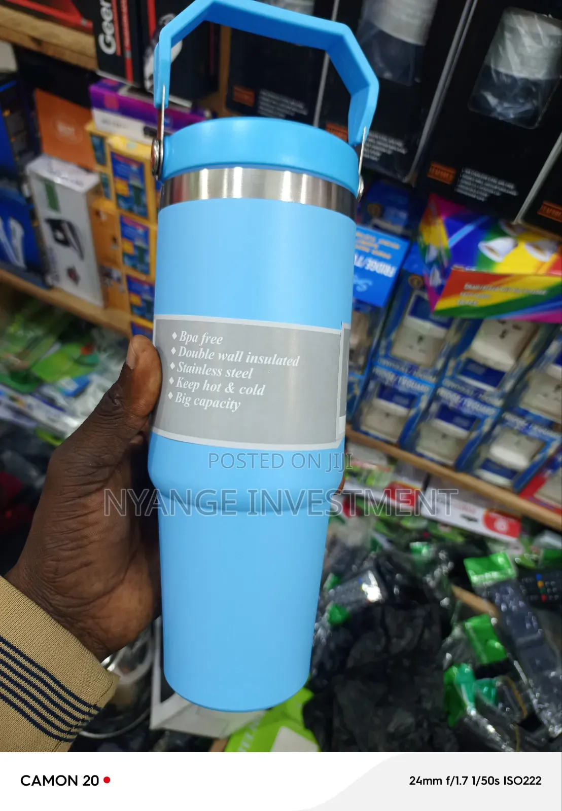 Best Choice Brand 30oz (900mL) Insulated Stainless Steel Auto Mug.