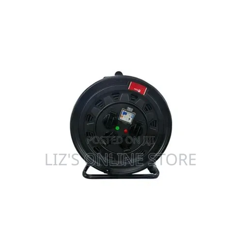 Heavy-Duty Industrial Extension Cable Reel Charger Digital EnergyMeter