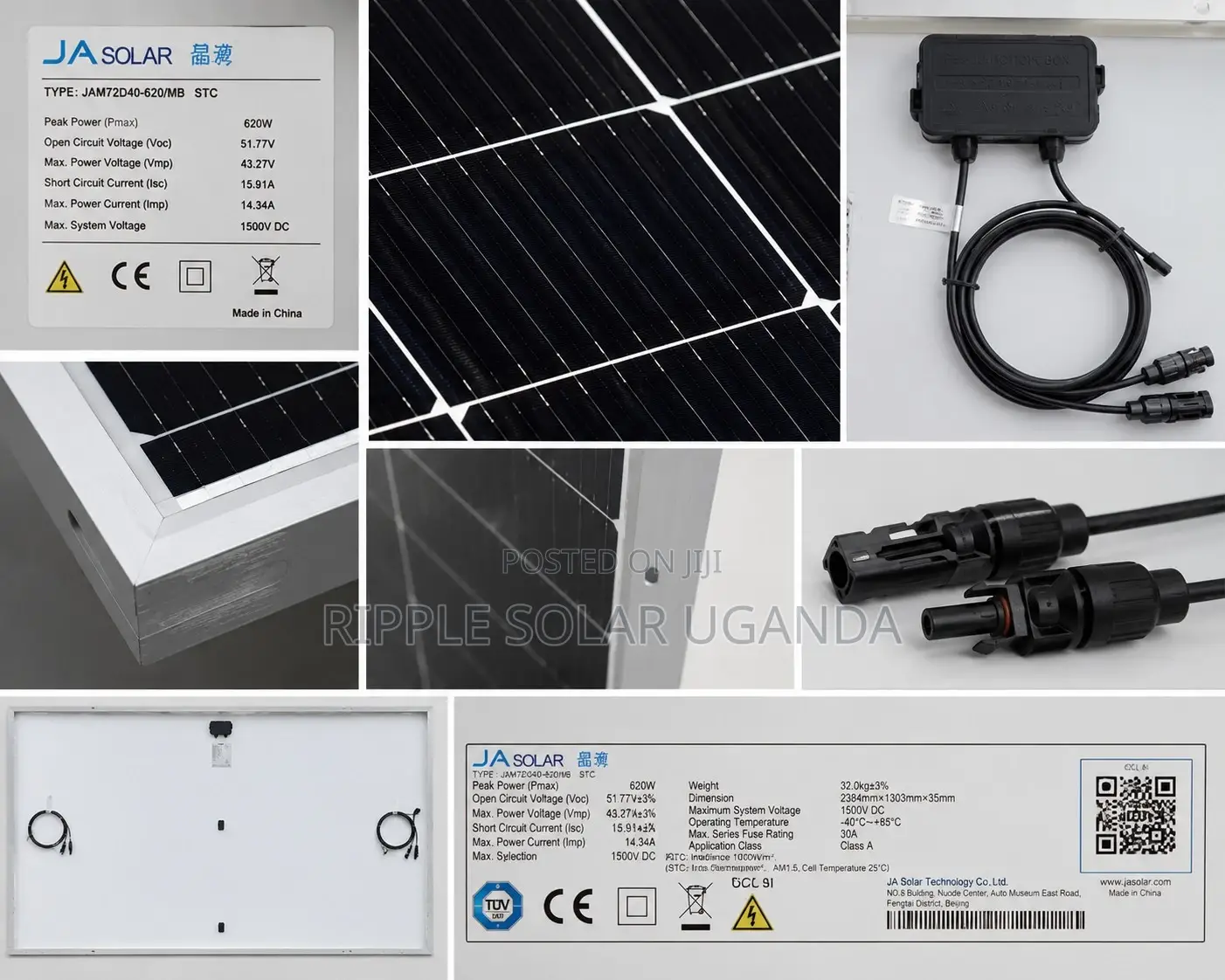 620W Monocrystalline Panel High Efficiency N-Type