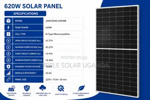 620W Monocrystalline Panel High Efficiency N-Type