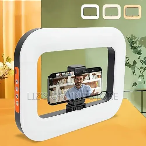 Gadgets Way E30 Square Selfie Ring Light Cell Phone Holder