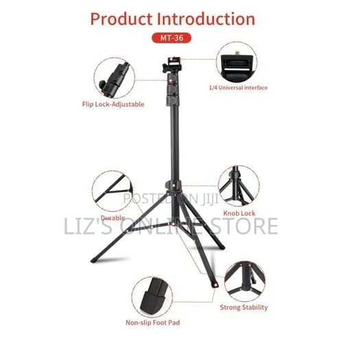 Jmary MT-36 Selfie Stick Tripod 2 in 1 – Height 171 / 50cm –