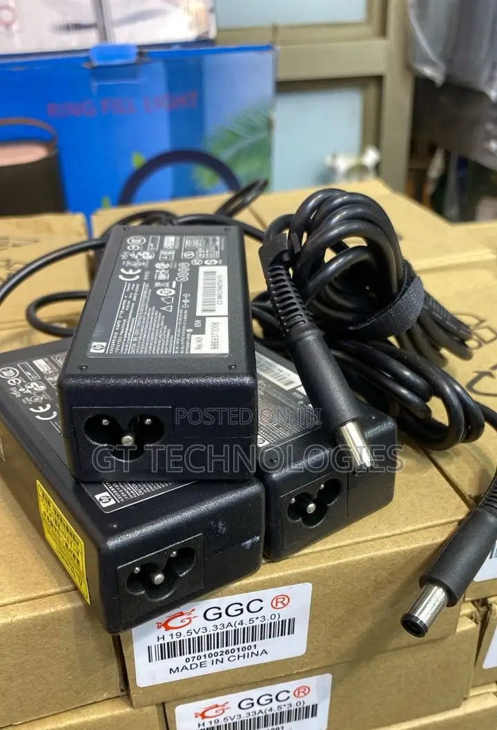 HP 65w Laptop AC Power Adapters Big Pin Charger