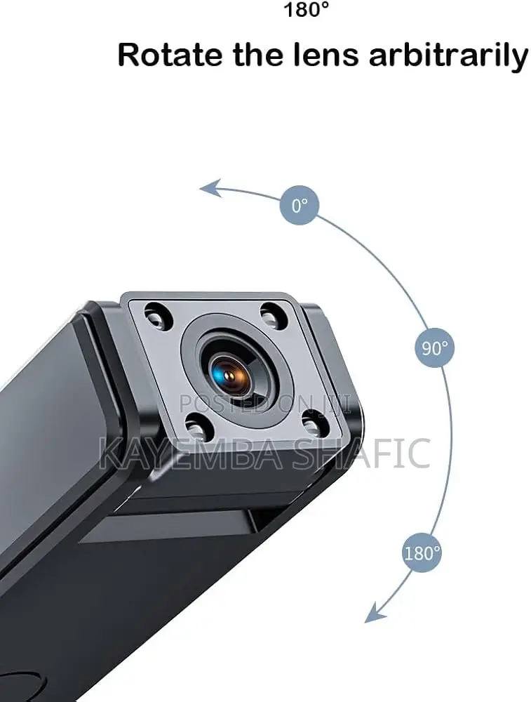 1080P HD Mini Body Camera - Portable Wearable Pocket Spy Cam