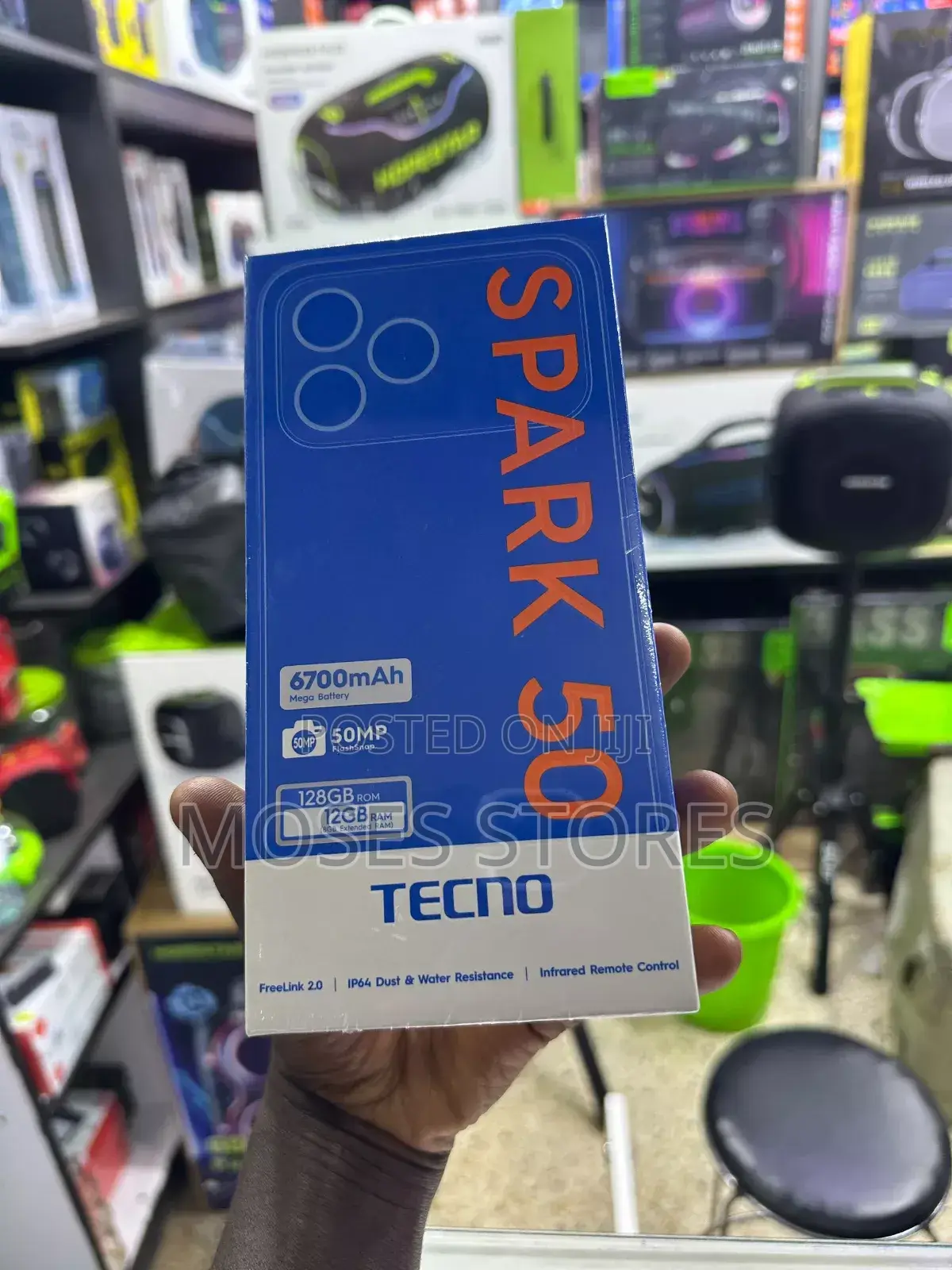 New Tecno Spark 50 128 GB Black