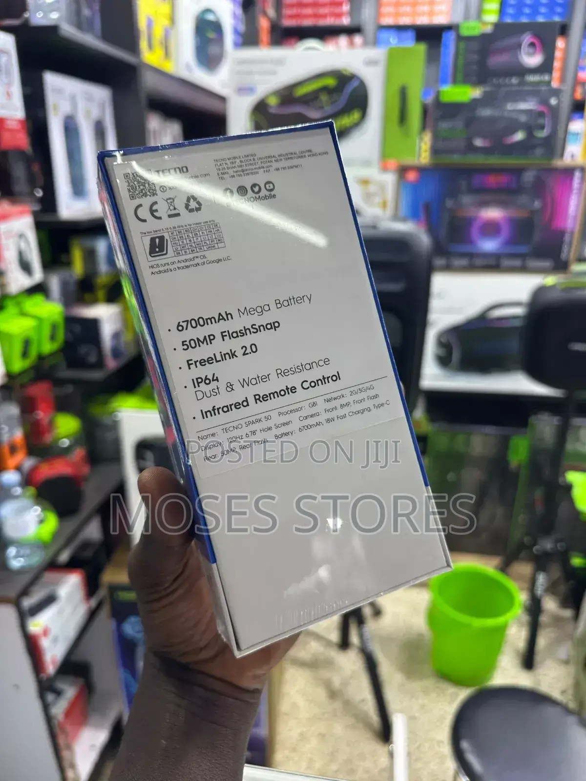 New Tecno Spark 50 128 GB Gray