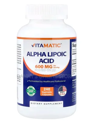 Alpha Lipoic Acid, 600mg, 240 Capsules.