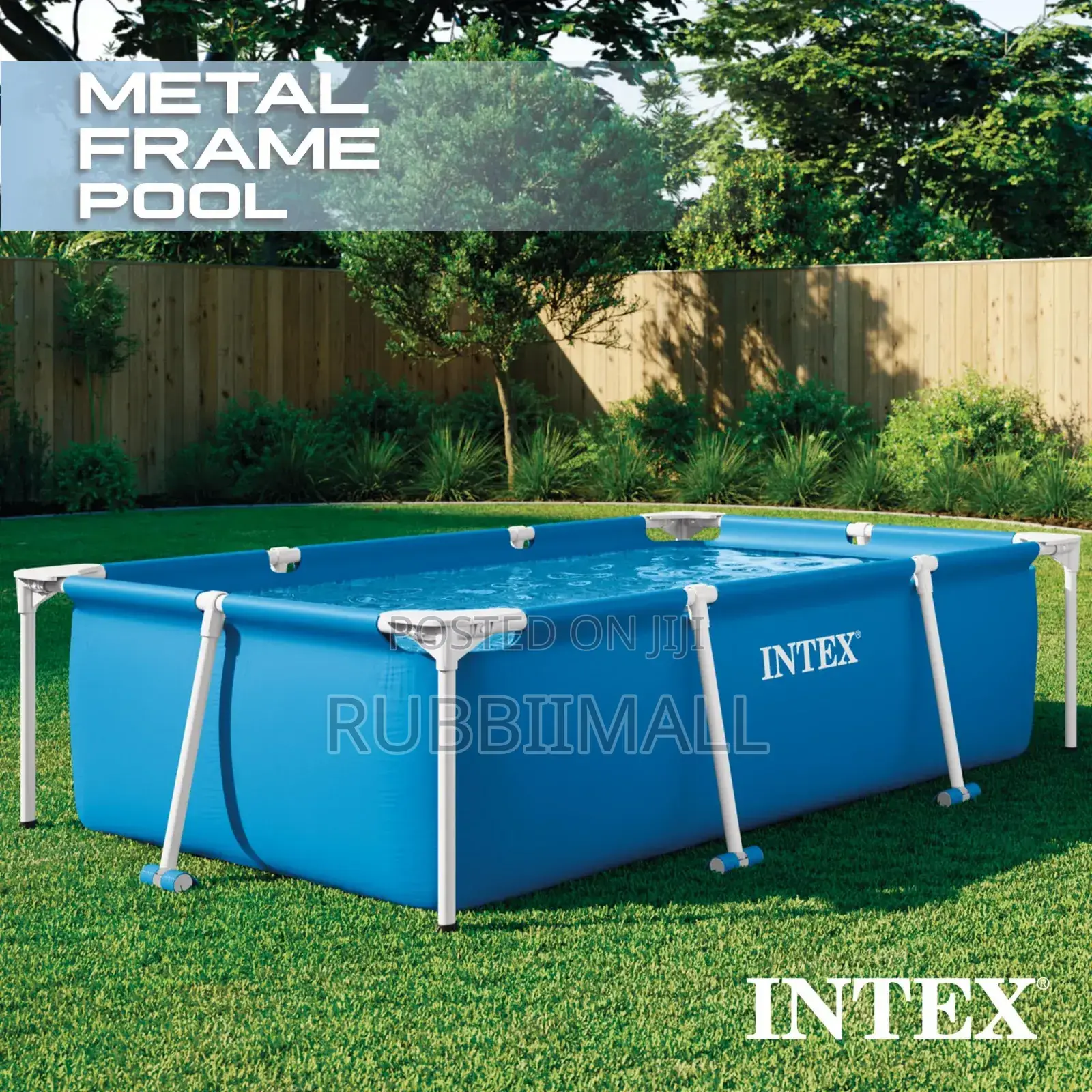 Intex Rectangular Frame Pool (2.6m×1.6m×65cm)