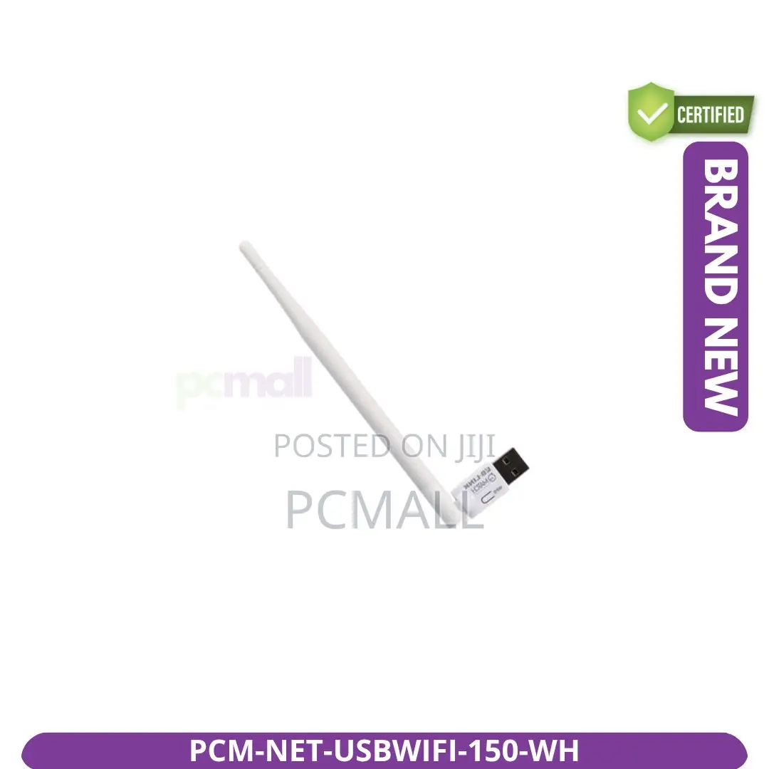 USB WiFi Adapter 150Mbps USB 2.0 New White Uganda