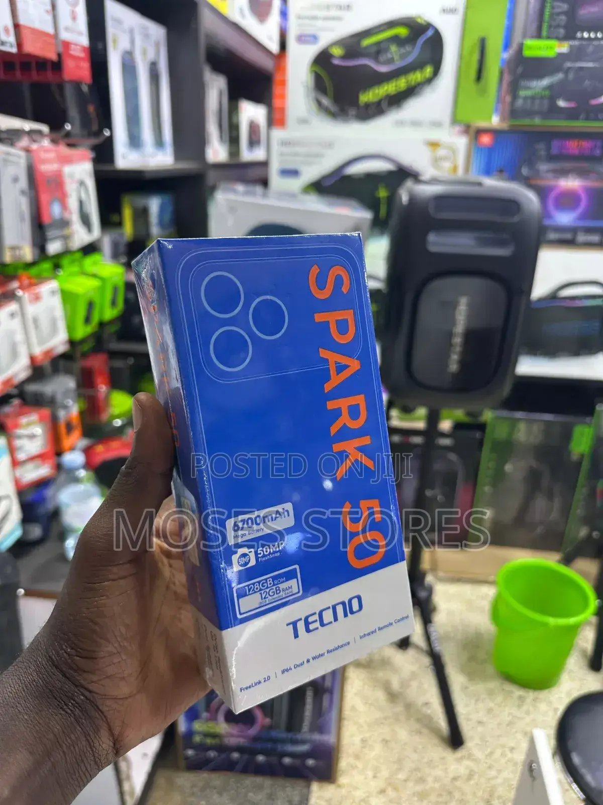 New Tecno Spark 50 128 GB Blue