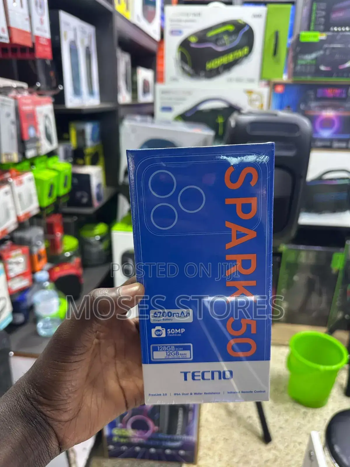 New Tecno Spark 50 128 GB Blue