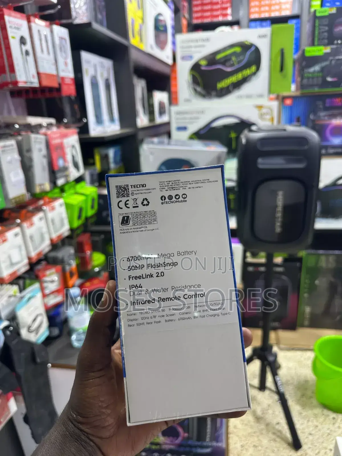 New Tecno Spark 50 128 GB Blue