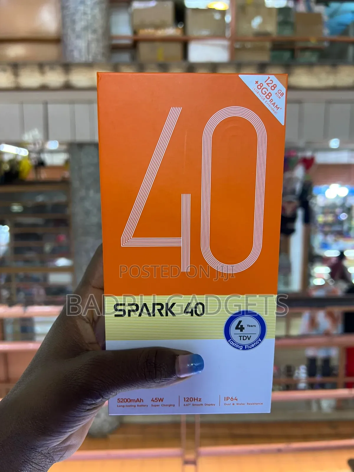 New Tecno Spark 40 128 GB Black