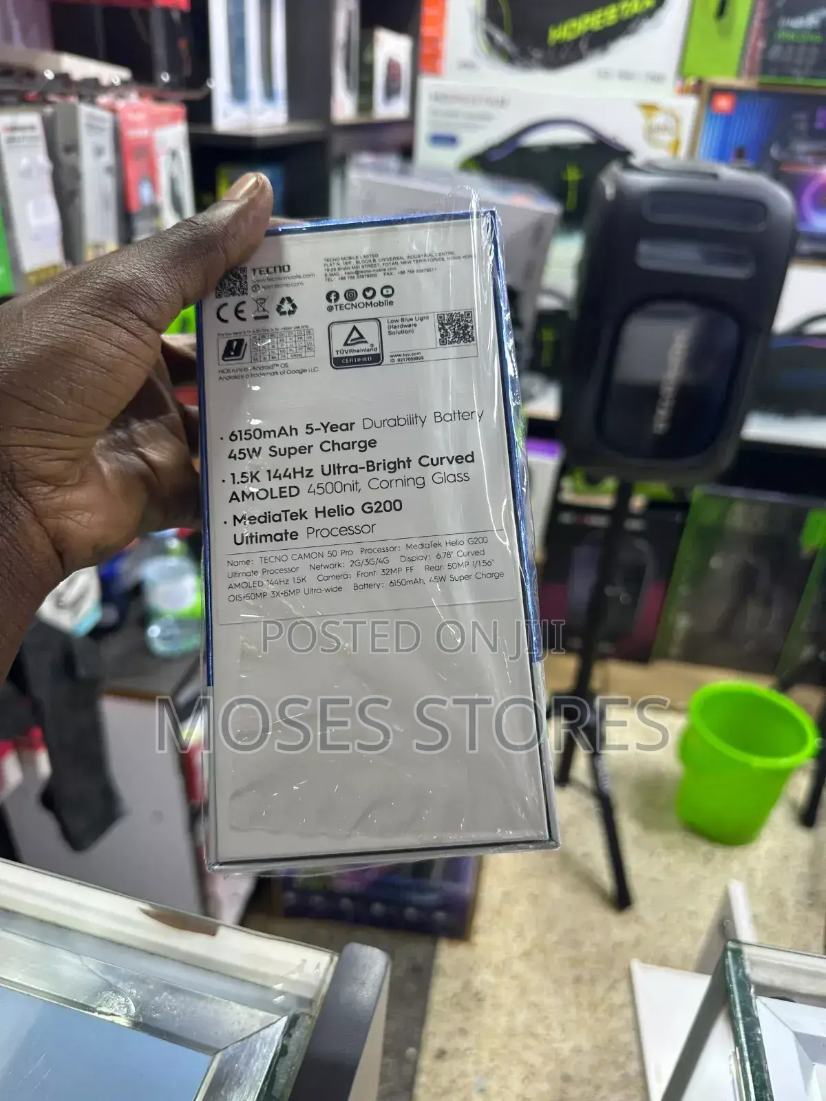New Tecno Camon 50 Pro 256 GB Green