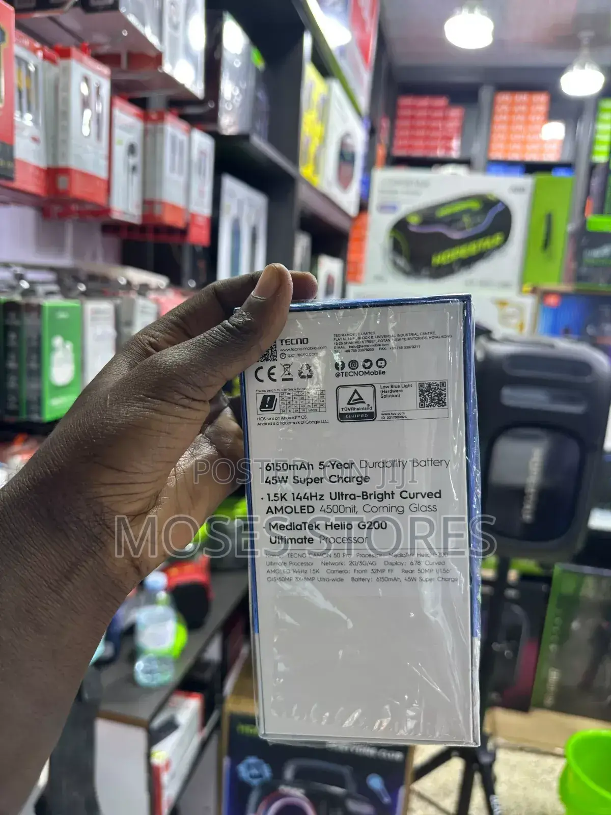 New Tecno Camon 50 Pro 256 GB Blue