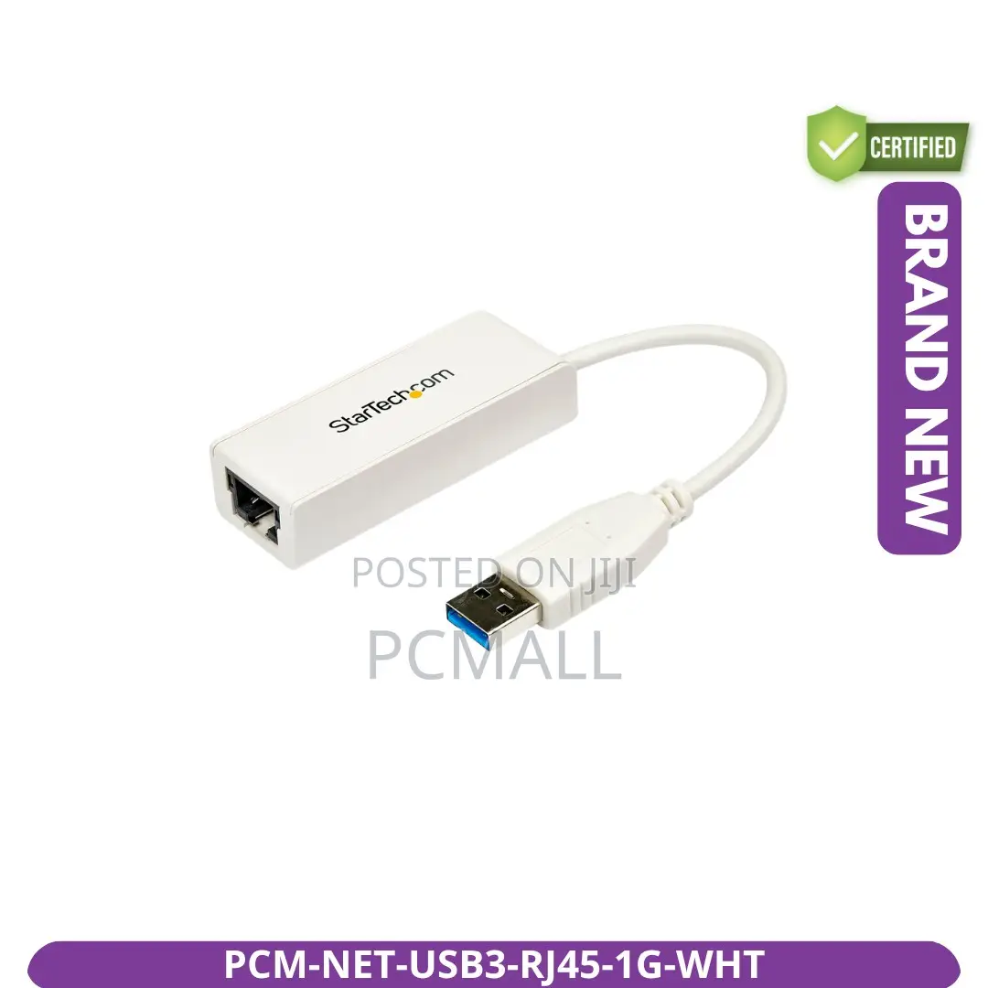 USB 3.0 RJ45 Gigabit Ethernet Adapter 1000Mbps White New