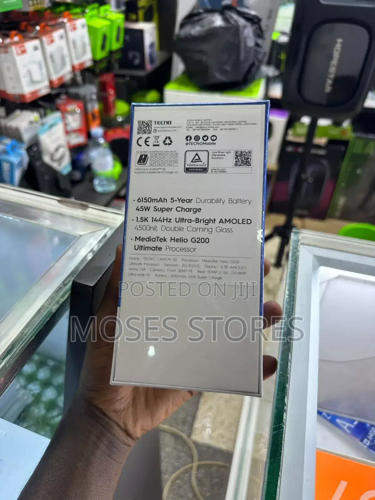 New Tecno Camon 50 Pro 256 GB Purple