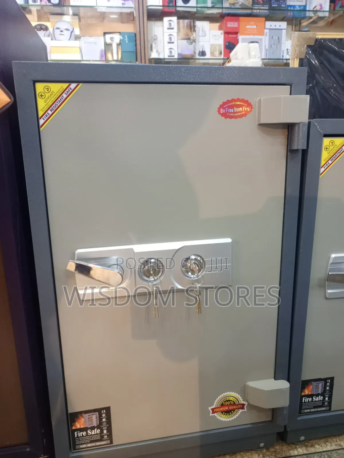 Gemsafe Heavy-Duty Fire-Resistant Security Safe.