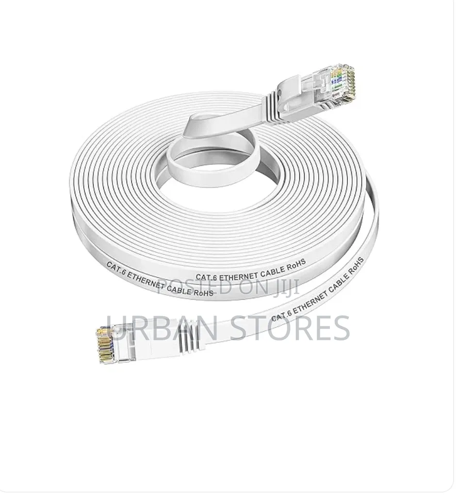 Flat Ethernet Cable 15m Ethernet Cat6 RJ45 Lan Cable