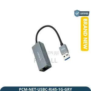 USB-C RJ45 Gigabit Adapter 1000Mbps Brand New Grey