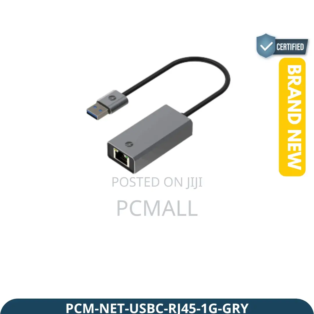 USB-C RJ45 Gigabit Adapter 1000Mbps Brand New Grey