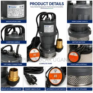 750w AC Submersible Water Pump 19m Head 10000l/H 220v
