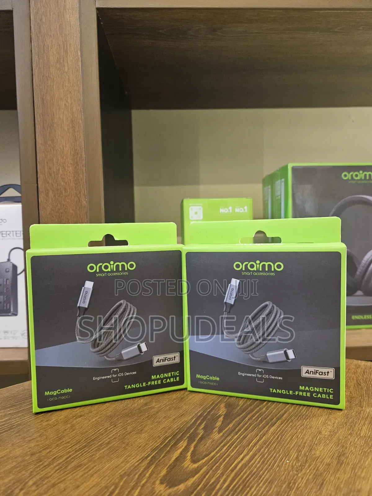 Oraimo OCD-710CC MagCable – 60W Fast Charging USB-C Cable With Magnet