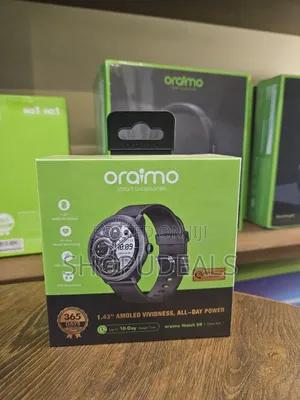 Oraimo Watch 5R 1.43'' Amoled IP68 Smart Watch 100+ Sports Smart Modes