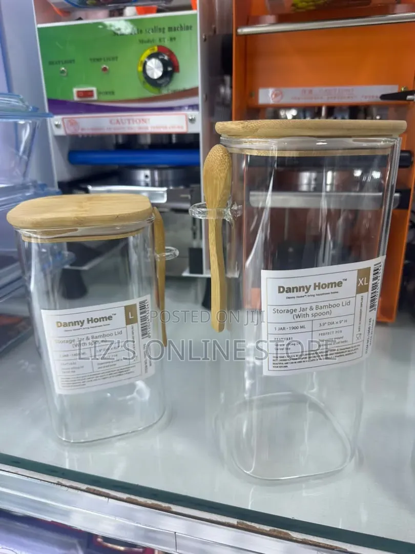 Jars Featuring Bamboo Lids