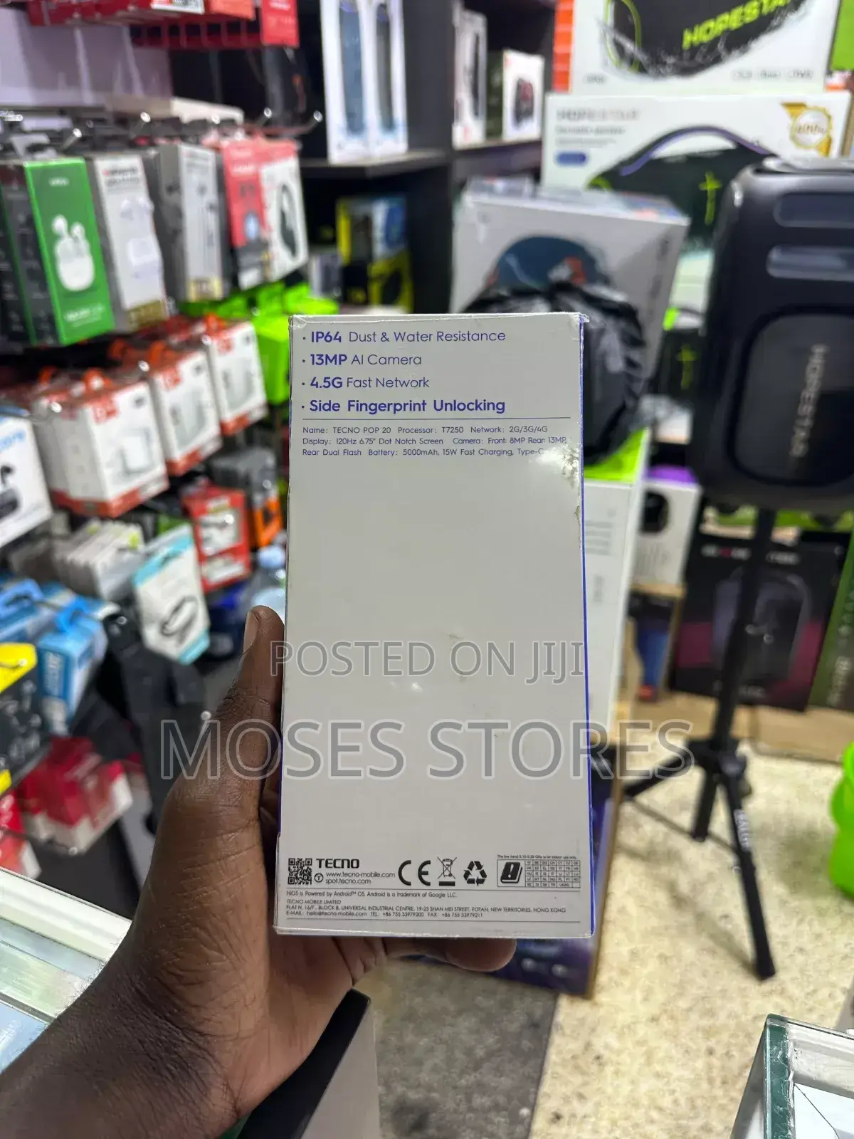 New Tecno Pop 20 128 GB Gray