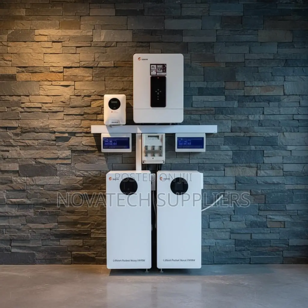 32kWh SRNE Solar System With 12kW Hybrid Inverter for Sale