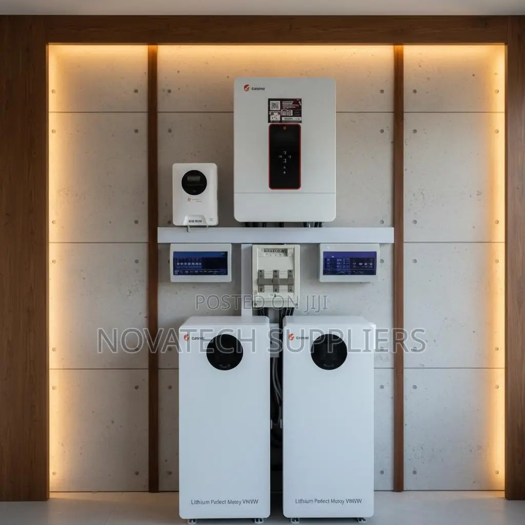 Original Smart 32kWh SRNE Solar System With 12kW Hybrid Inverter