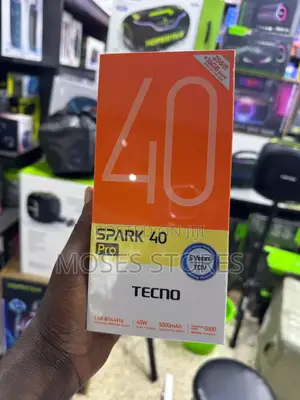 New Tecno Spark 40 Pro 256 GB Black