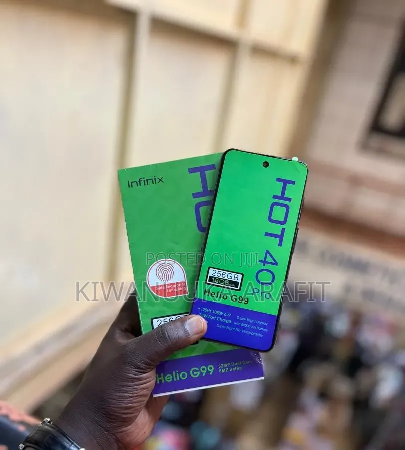 New Infinix Hot 40 Pro 256 GB Black