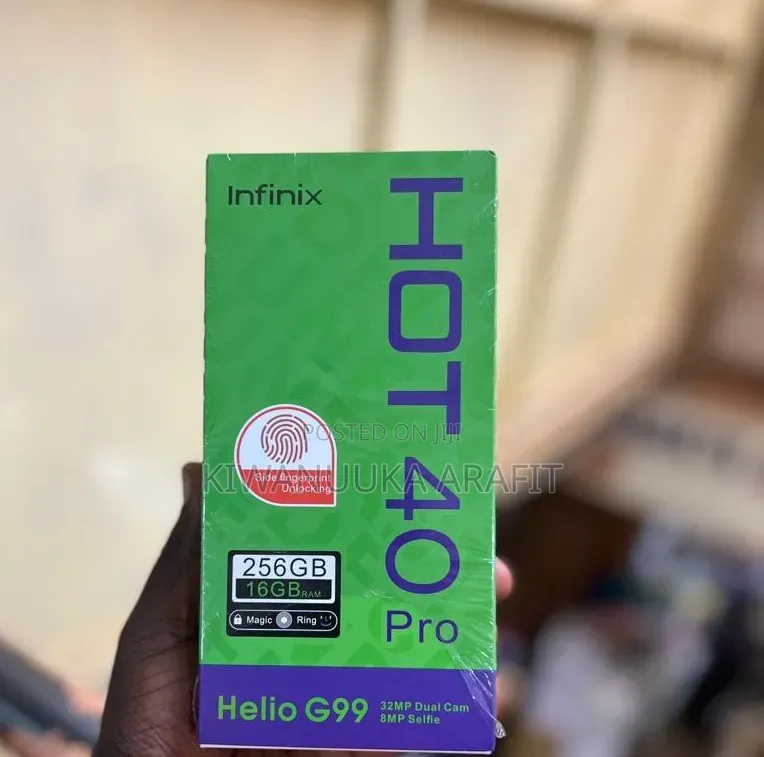 New Infinix Hot 40 Pro 256 GB Black