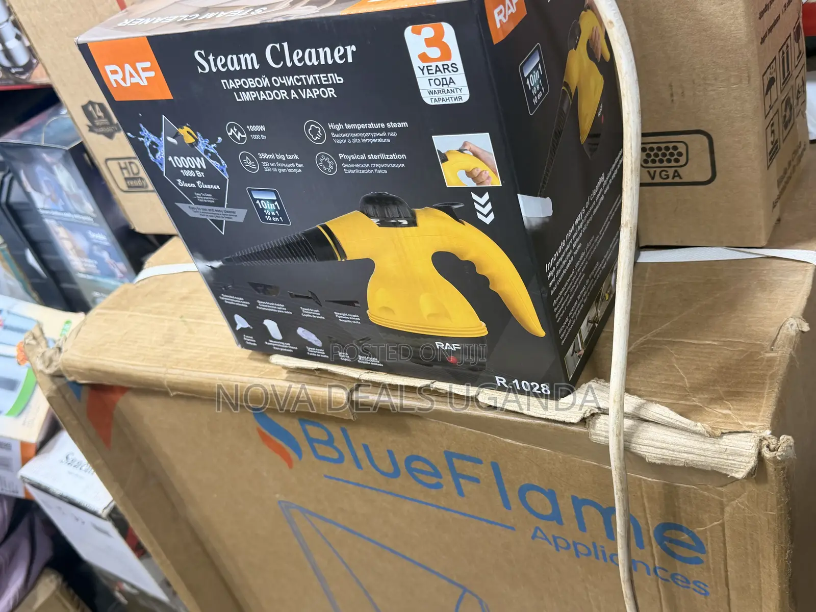 Raf Steam Cleaner R.1028 Hand Held Steam Cleaner 1000W