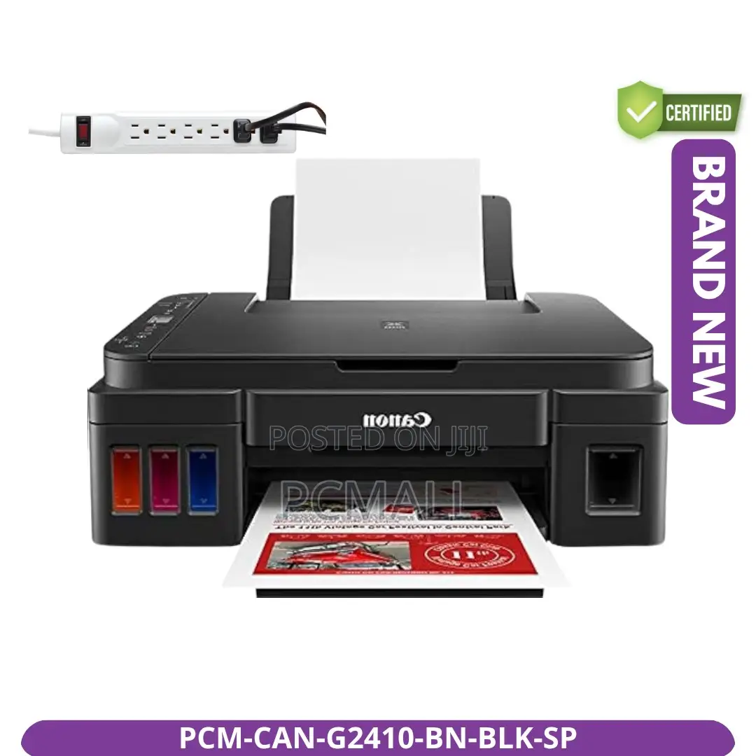 Canon PIXMA G2410 Brand New Ink Tank Printer +Surge