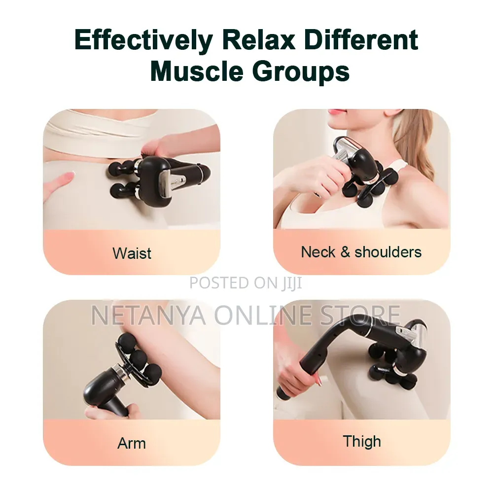 New Upgraded Nassage Gun With 6 Heads