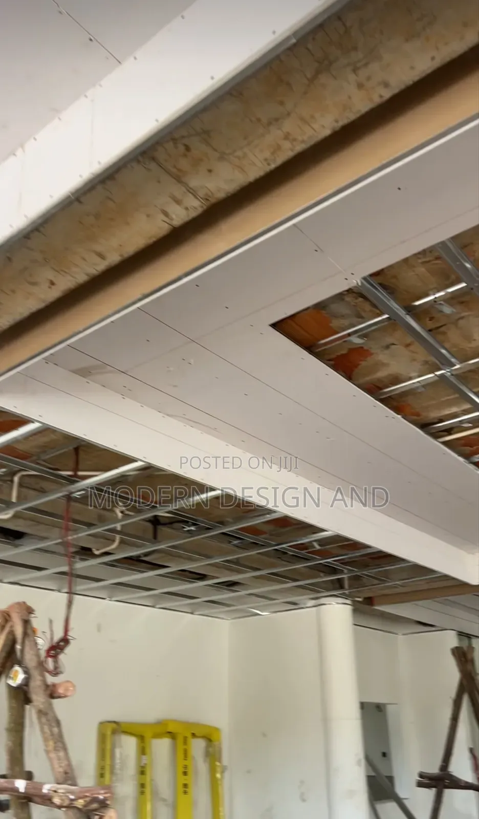 Gypsum Ceiling Ongoing Works Najjera