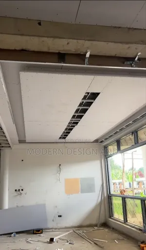 Gypsum Ceiling Ongoing Works Najjera