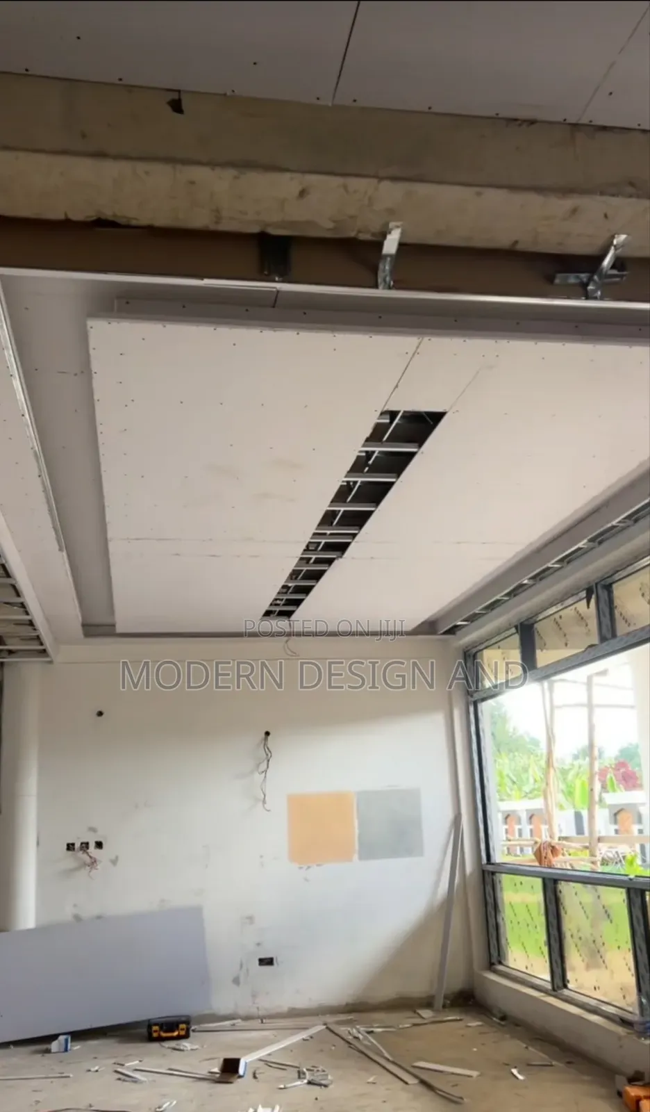Gypsum Ceiling Ongoing Works Najjera