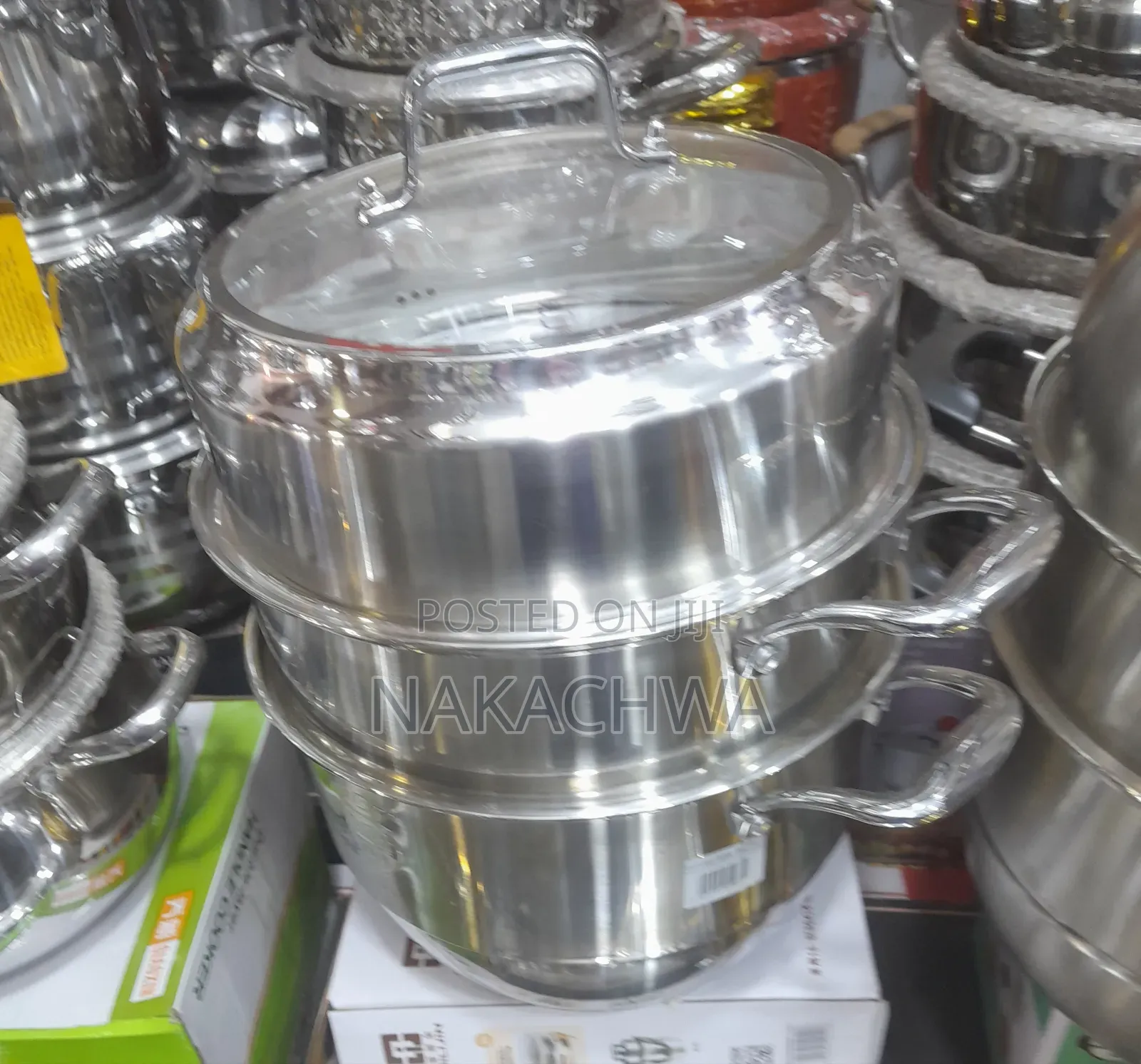 1 Set of Stainless Steel Steamer