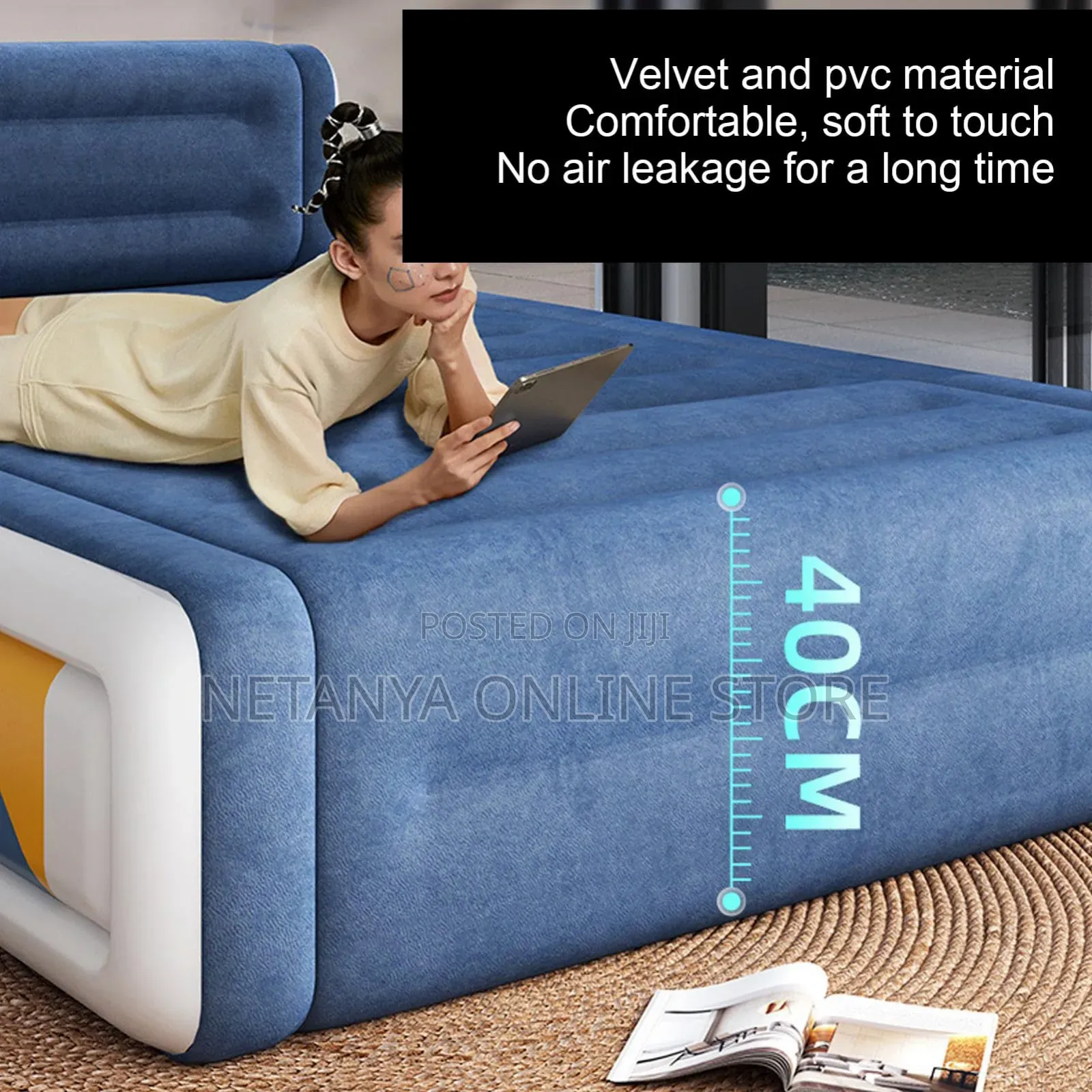 Thicken Sturdy Air Mattress With Inbuilt Pump