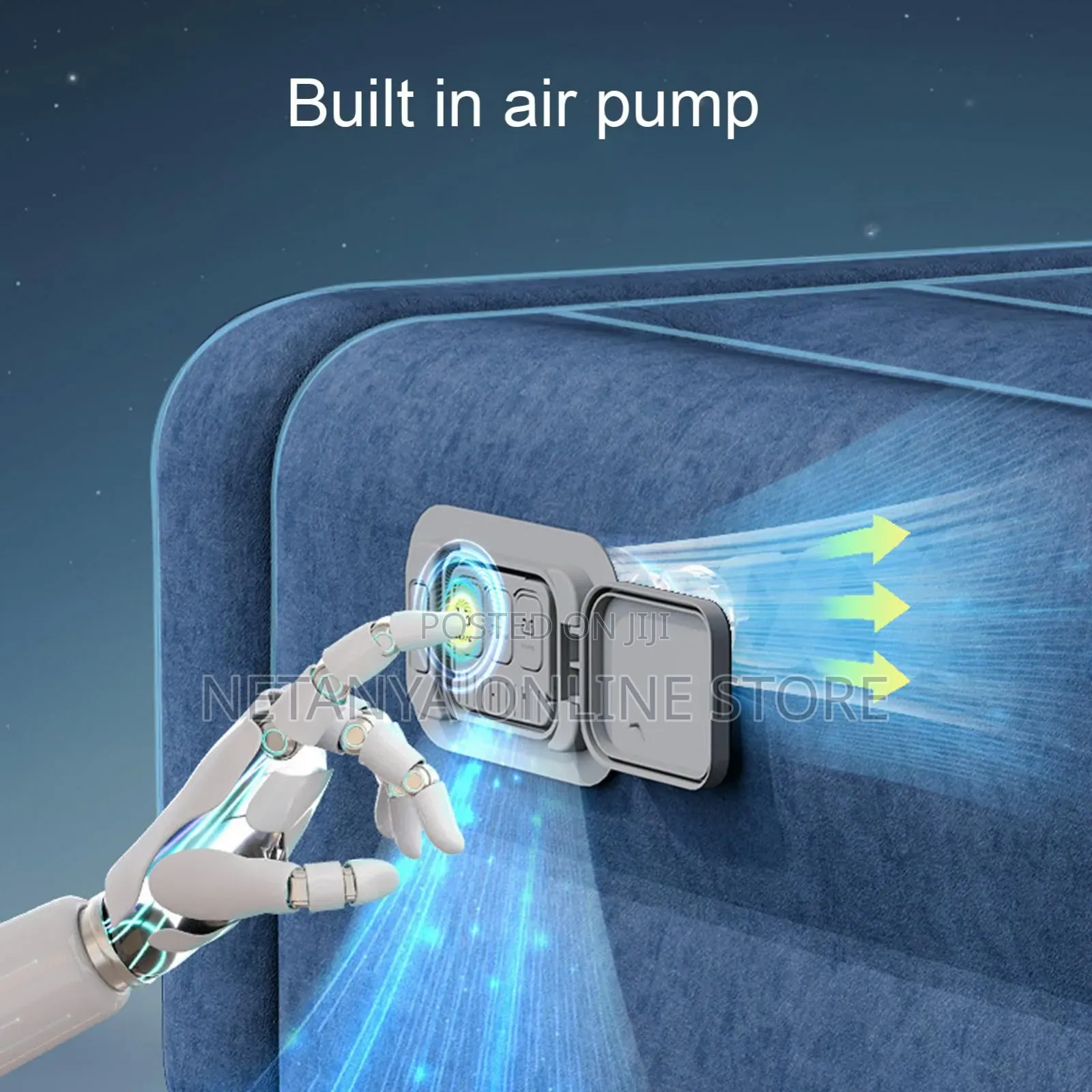 Thicken Sturdy Air Mattress With Inbuilt Pump