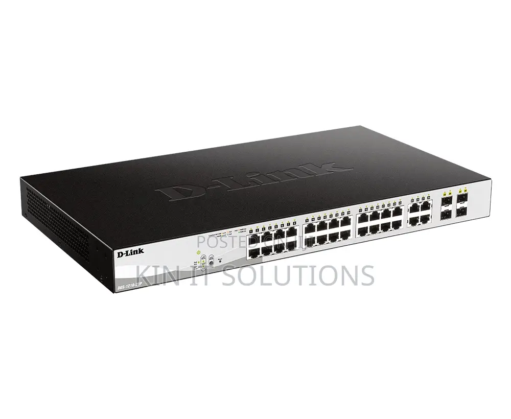 D-Link 24-Port Gigabit Smart Managed PoE Switch (DGS-1210-28P)