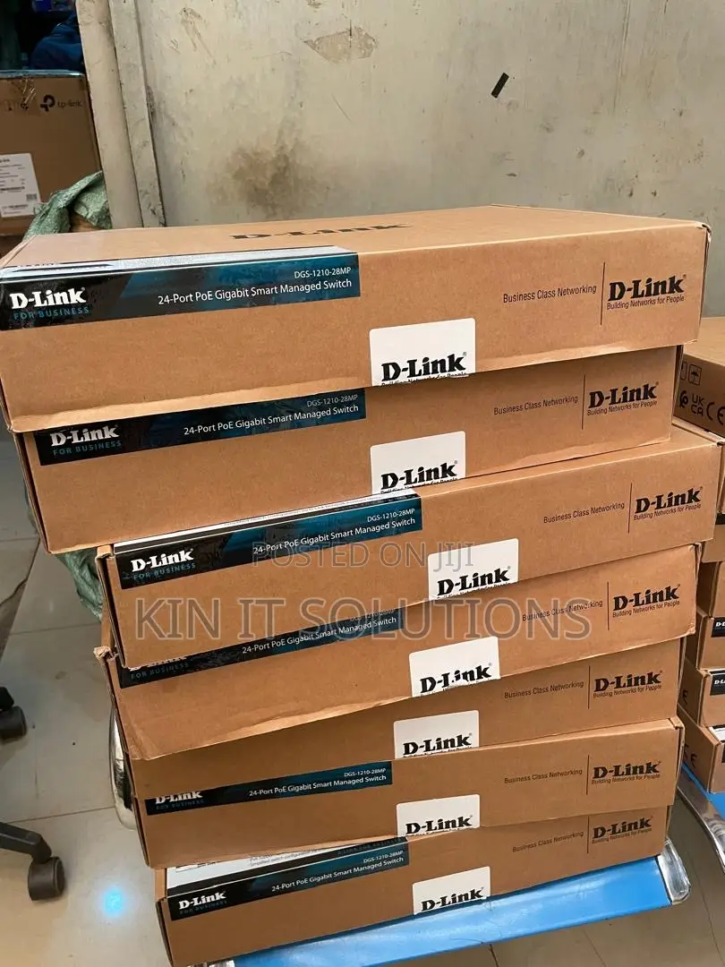 D-Link 24-Port Gigabit Smart Managed PoE Switch (DGS-1210-28P)