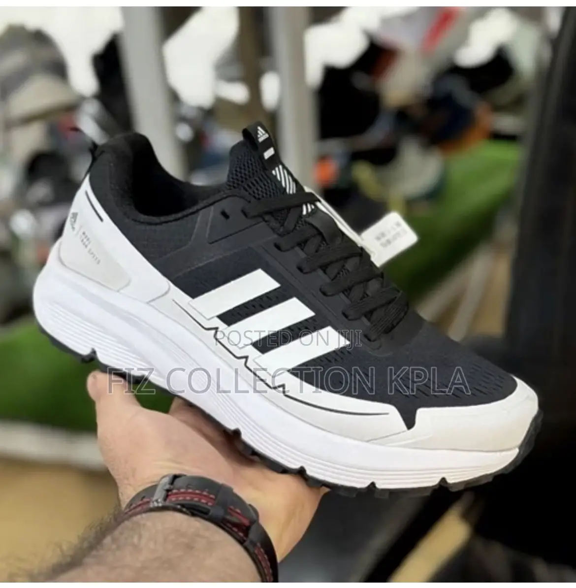 Adidas More Than Speed Black/White Casual Sneakers